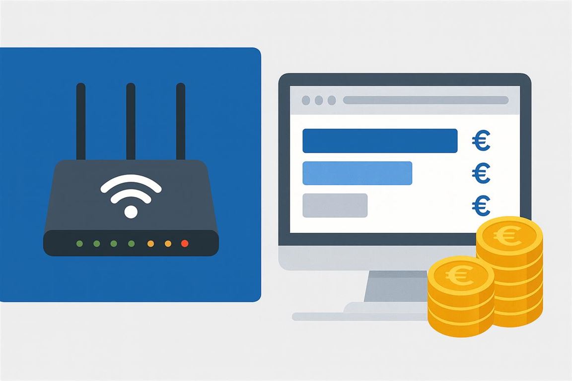 Sammenlign internetpriser og spar penge