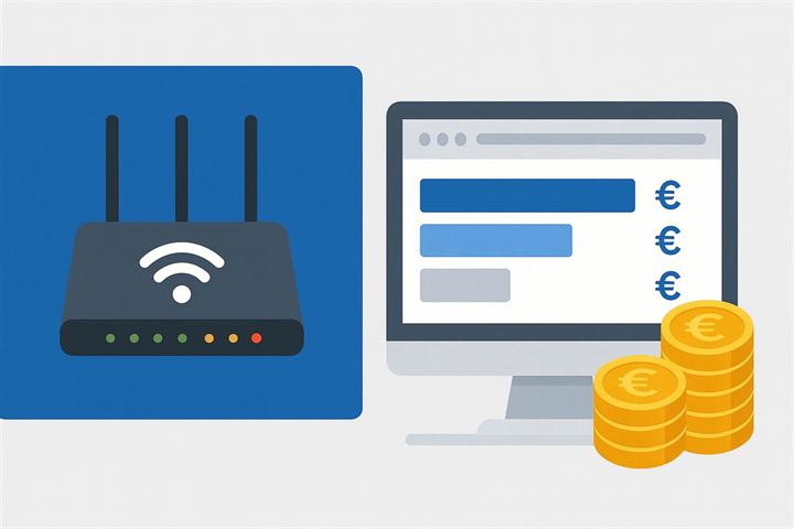 Sammenlign internetpriser og spar penge