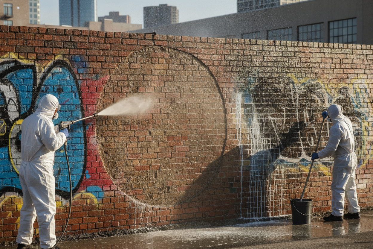 Effektiv graffiti afrensning: Skån din facade og bevar ejendommens værdi
